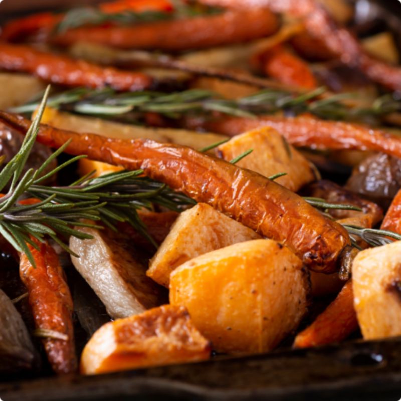 Honey-Drizzled Roasted Root Vegetables Recipe
